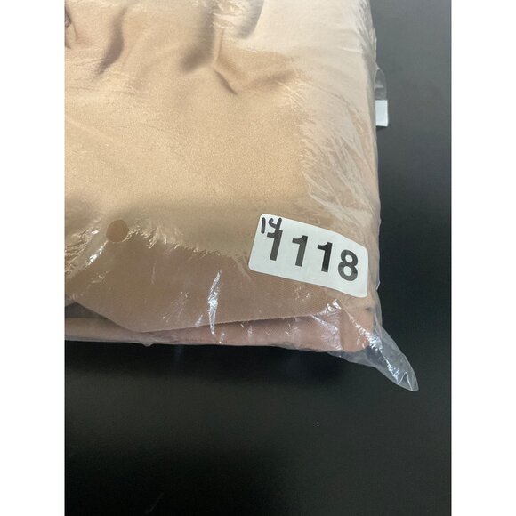 ASOS DESIGN Asymmetric Back Slit Maxi Dress Camel size 0 - Picture 14 of 15